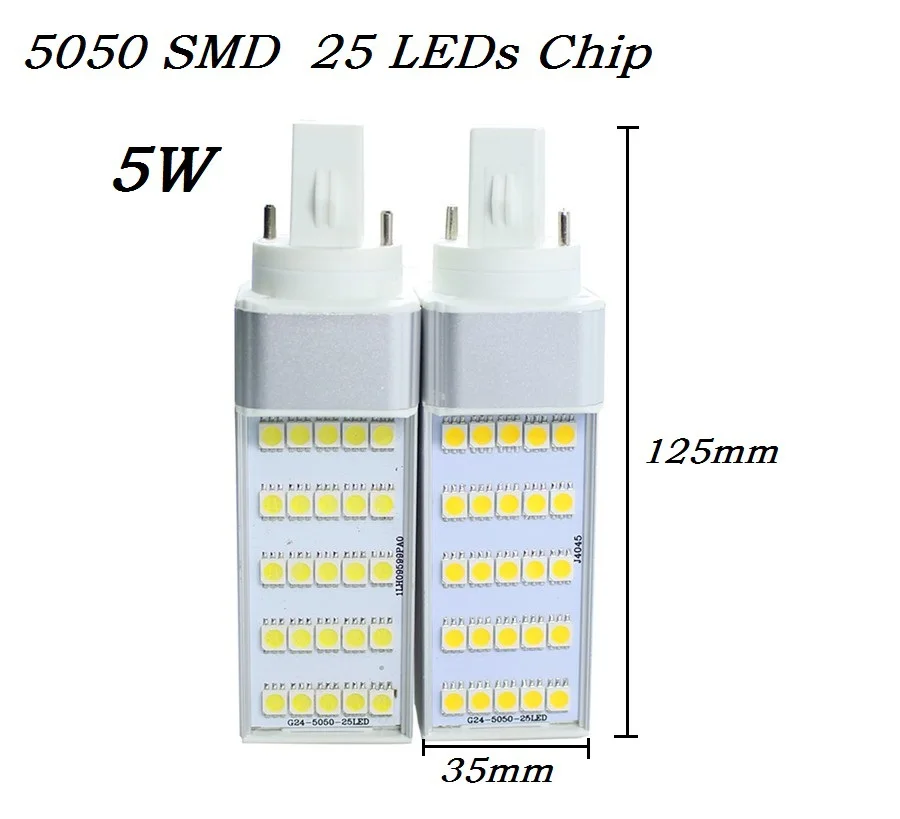 Лампада G23 G24 E27 5 Вт 7 Вт 9 Вт 11 Вт 13 Вт 15 Вт 85 В-265 в светодиодный светильник с горизонтальной вилкой SMD5050 Bombillas светодиодный PL кукурузная лампа Точечный светильник CE RoHS