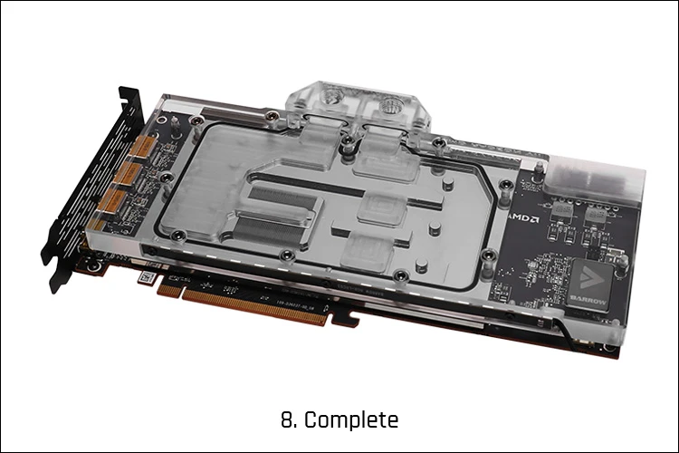 Курган BS-AMRVII-PA, LRC 2,0 полное покрытие видеокарты водяного охлаждения блоки, для AMD founator Edition Radeon VII