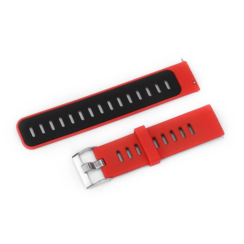 

22mm Silicone strap Smart watch replacement strap Compatible bandwidth 22mm watch Porous Quick release adjustable size