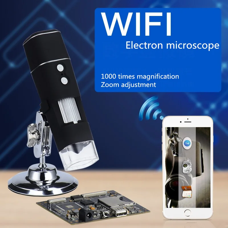 

PCB Electronics Cultural Relic Identification Jewelry and Jad Skin Hair ENT Examination Biological Experiments WIFI Microscope