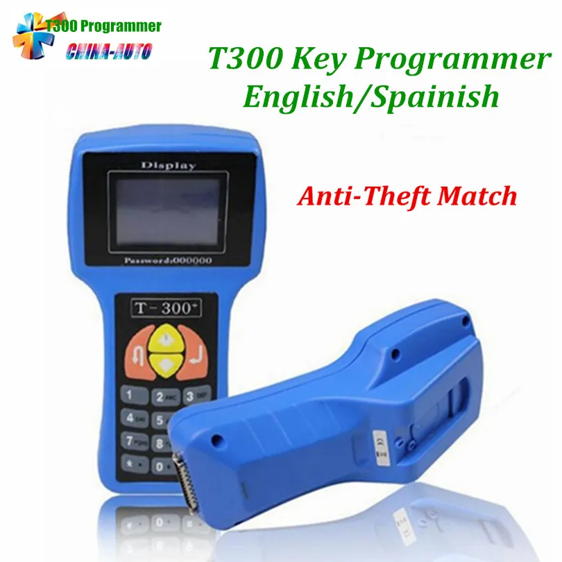 Самые популярные V16.8 T300 ключевой программист Поддержка мульти-бренды t 300 Авто ключевой программист с английский/испанский