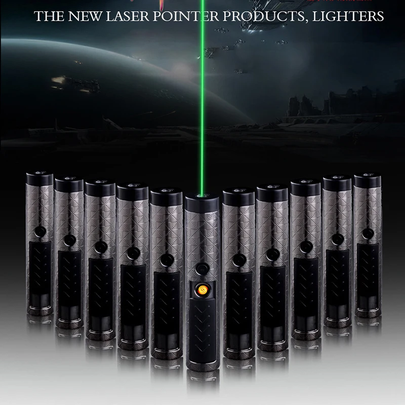 USB зарядное устройство зеленый лазер мощные охотничьи лазеры указатель ветрозащитный Диаметр sighter