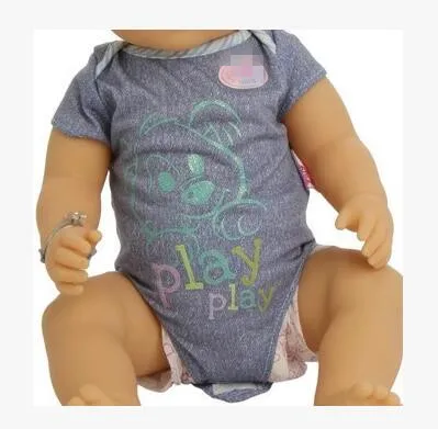 43 см reborn Baby doll Одежда кукла комбинезоны одежда Детская лучший подарок на день