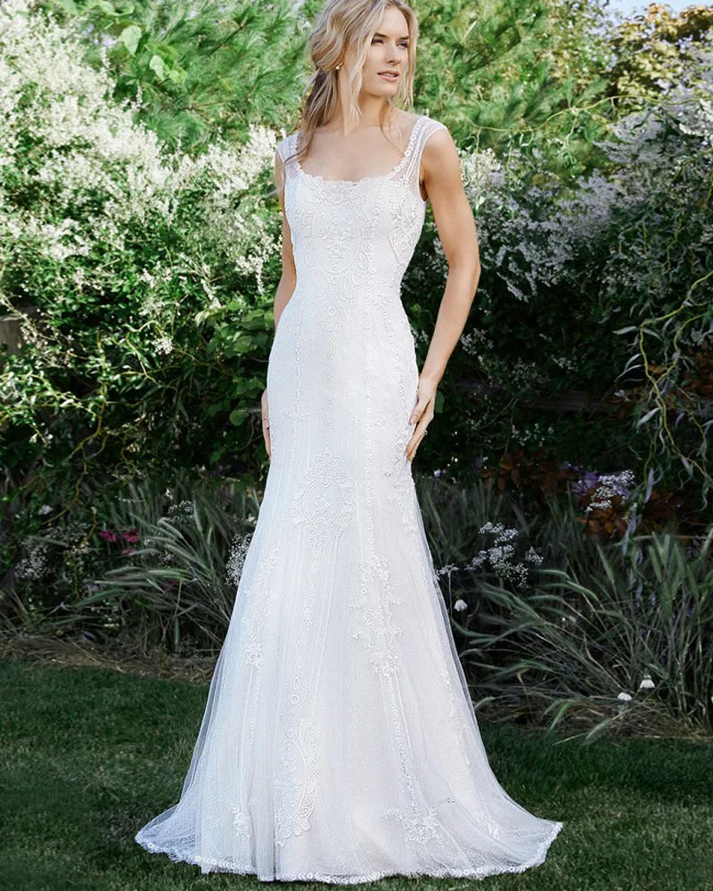 Fit And Flare Wedding Dress Pattern 10