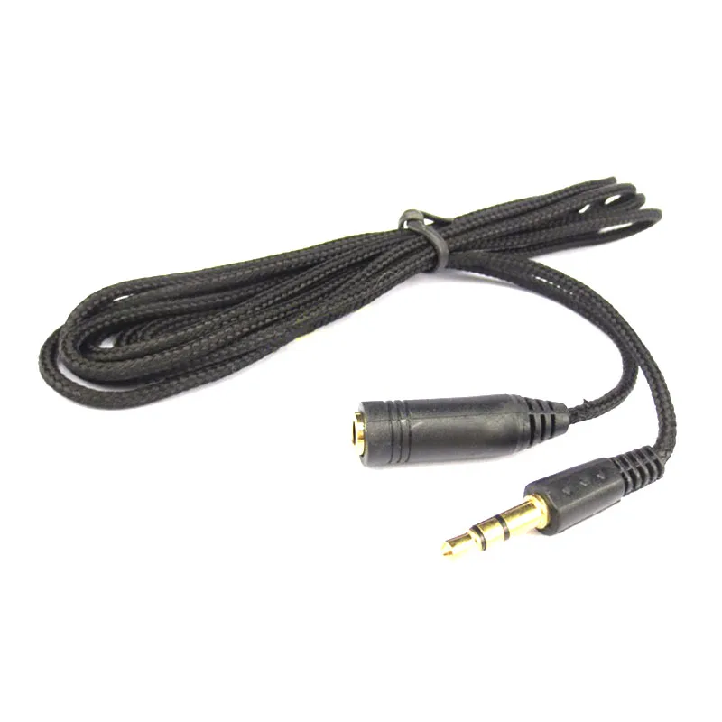 3M 10ft 3.5mm Earphone Extension Cable Braided Cloth Female to Male F/M