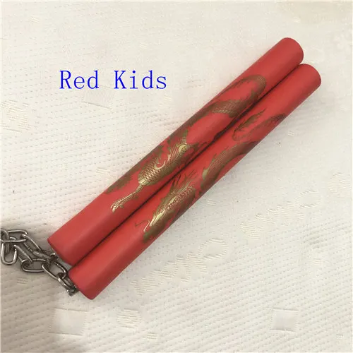 Nunchaku пенопластовый Рисунок дракона черные боевые искусства nunchucks палочки из