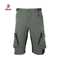 ARSUXEO MTB горный велосипед, шорты для верховой езды, дышащие впитывающие для фитнеса, Пешие прогулки, велосипедные шорты, спортивная одежда для отдыха, короткие штаны