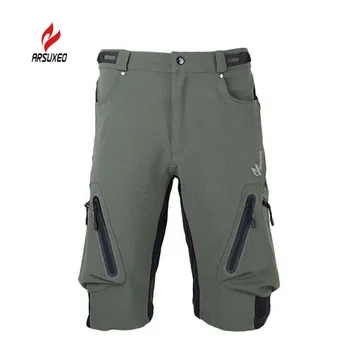 

ARSUXEO MTB Mountain Bike Riding Short Pants Breathable Wicking Fitness Hiking Cycling Shorts Leisure Sportwear Short Pants