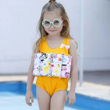 Floatation купальники плавучий купальный костюм милый для детей для девочек плавание C55K распродажа