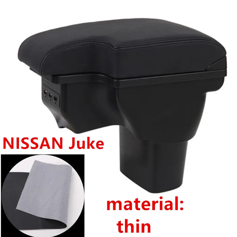  Para NISSAN Juke caja de reposabrazos usb
