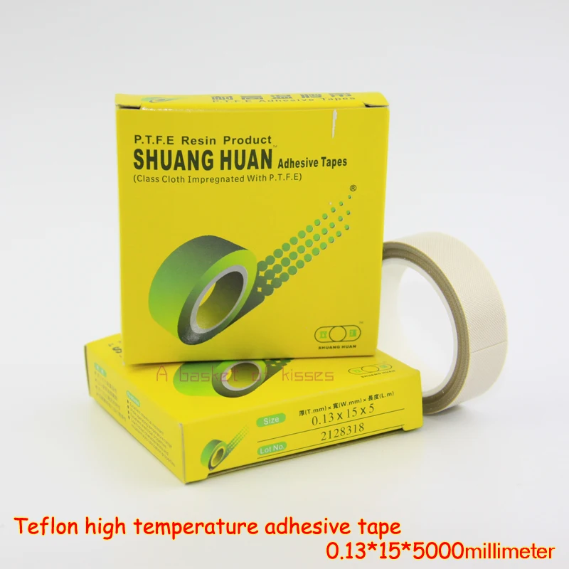 

15 mm wide multi-purpose Teflon high temperature environment using adhesive tape