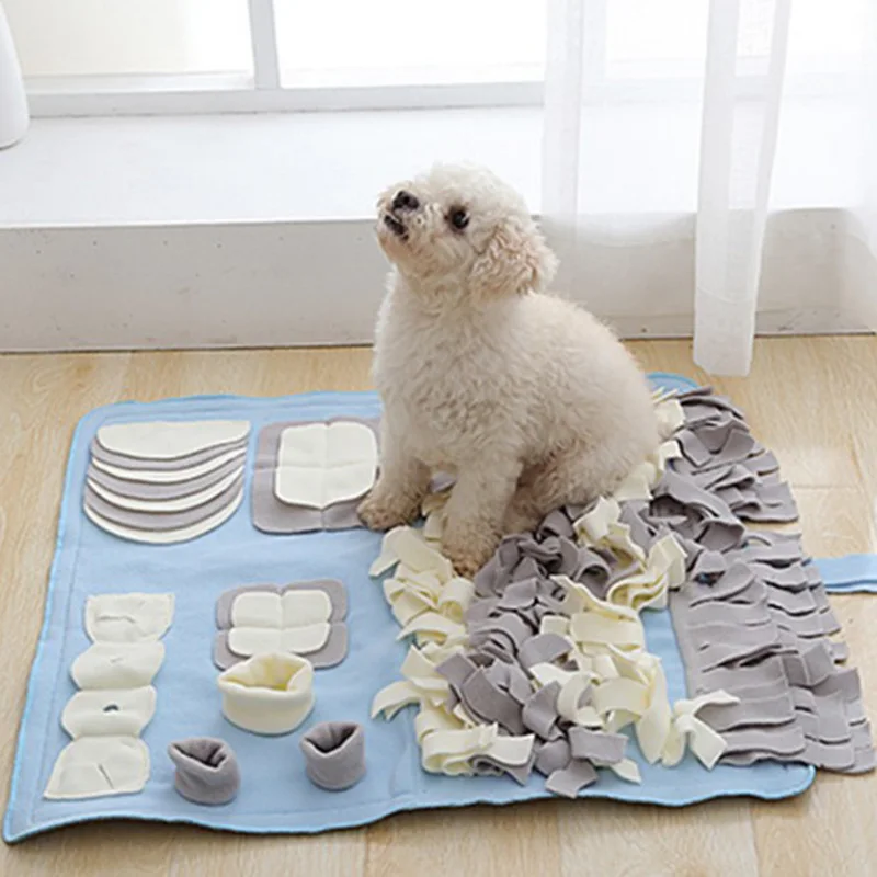 Игрушки для домашних собак коврик-головоломка обучающий интерактивные игрушки для собак моющийся нюхательный коврик для обучения еде коврик-подушка