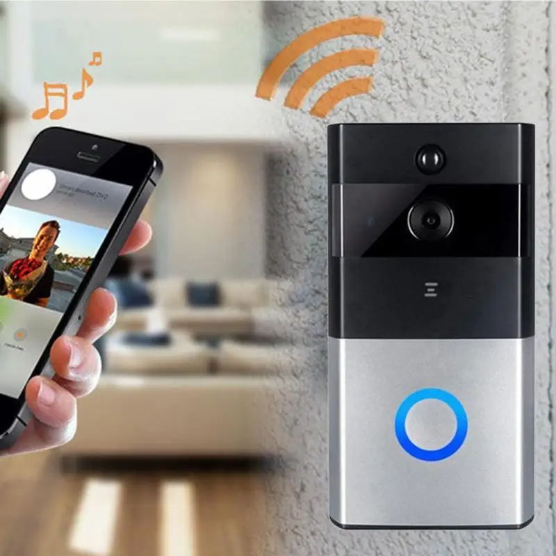 Смарт WiFi видео ip-камера дверной звонок визуальная домофонная сигнализация Безопасность кольцевой кулачок дверь стена удаленный активный Пробуждение беспроводное соединение