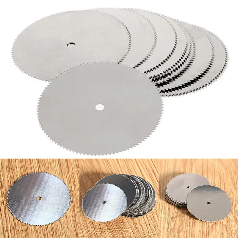 

20Pcs/set 32mm Stainless Steel Saw Blade Cutting Wheel Disc for Wood Rotary Tool