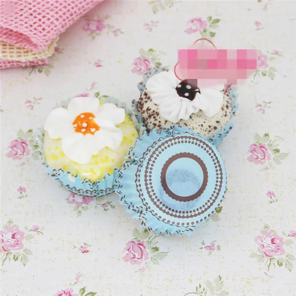 Artificial Cupcake squishy toys 6pcs - 14