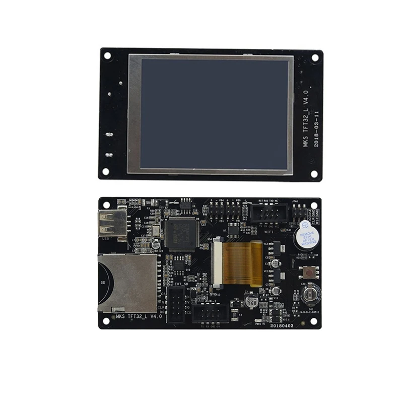 3D-принтеры Запчасти Управление доска MKS SBASE V1.3 32-битных платформ с открытым исходным кодом Smoothieboard с MKS TFT32 V4.0 Смарт Сенсорный экран