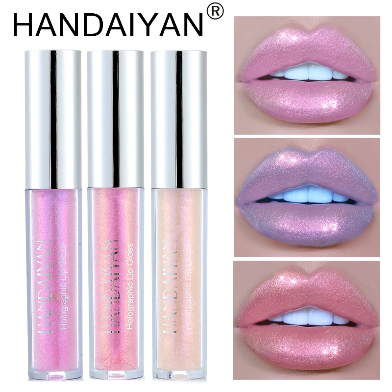 

New Brand Glitter Lip Gloss Polarized Lipgloss Mermaid matte Liquid Lipstick Crystal Glow Kit Multipurpose Face Eye Lip Makeup