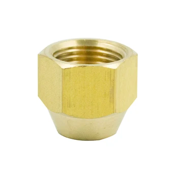 

Legines Brass Flare Cap, 1/8" 3/16" 1/4" 5/16" 3/8" 1/2" 5/8" 3/4" Tube OD, SAE 45 Degree Flare Fitting, Pack of 2