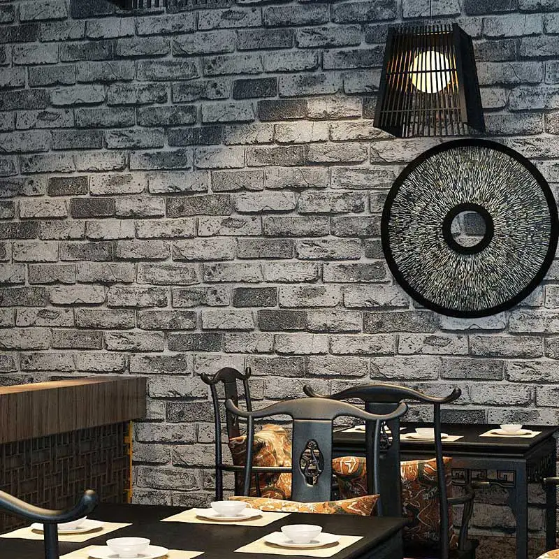 Vintage Brick Stone Look 3D Wallpaper - Image 4