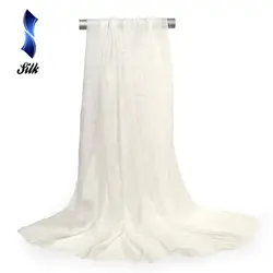 150*90 см однотонные белые для женщин плотная пузырь шифоновый шарф хиджаб обёрточная бумага printe однотонные шали пляж открытый большой