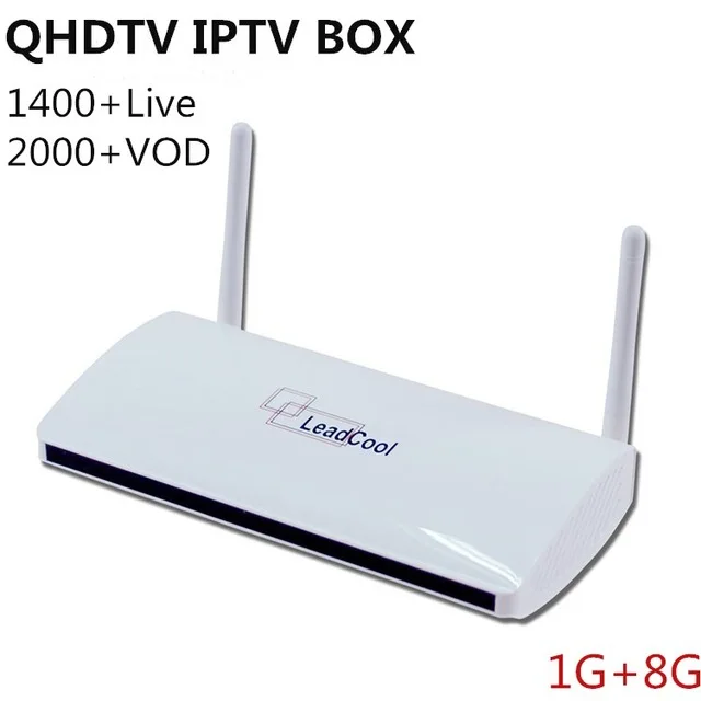 Android 1 г/8 г QHD ТВ ip комплект-top box tv leadcool с учетом товара Арабская французский