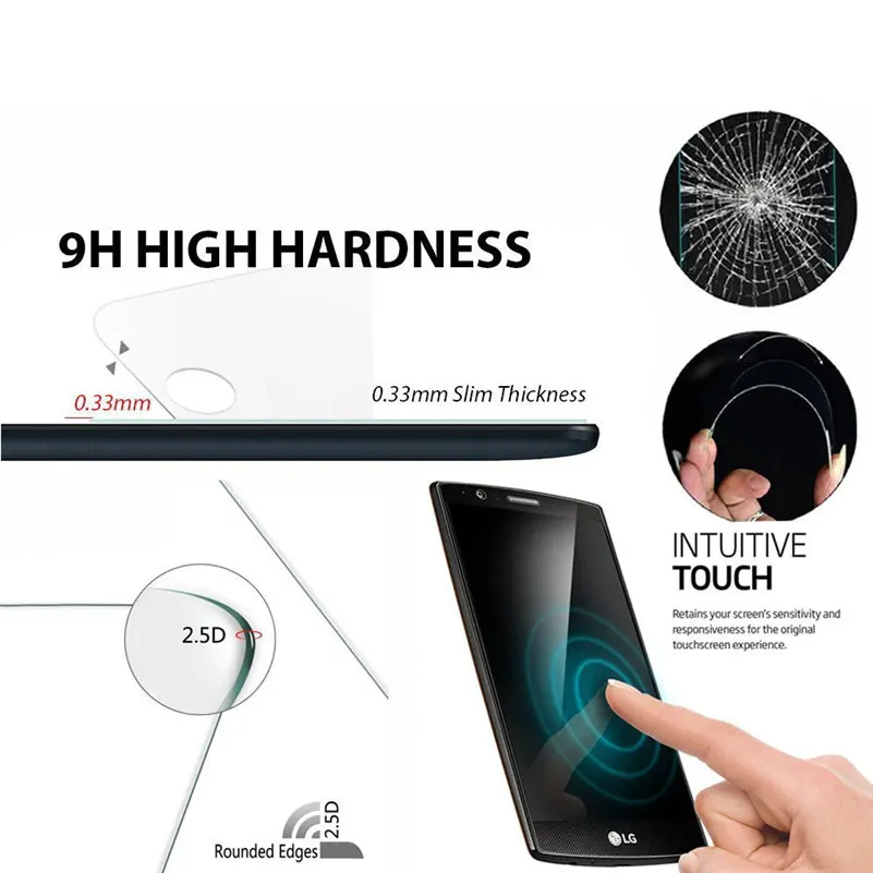 9H 2.5D 0 26 мм Закаленное стекло протектор для LG G4 H818 H815 H810 F500 VS999 экран закаленное