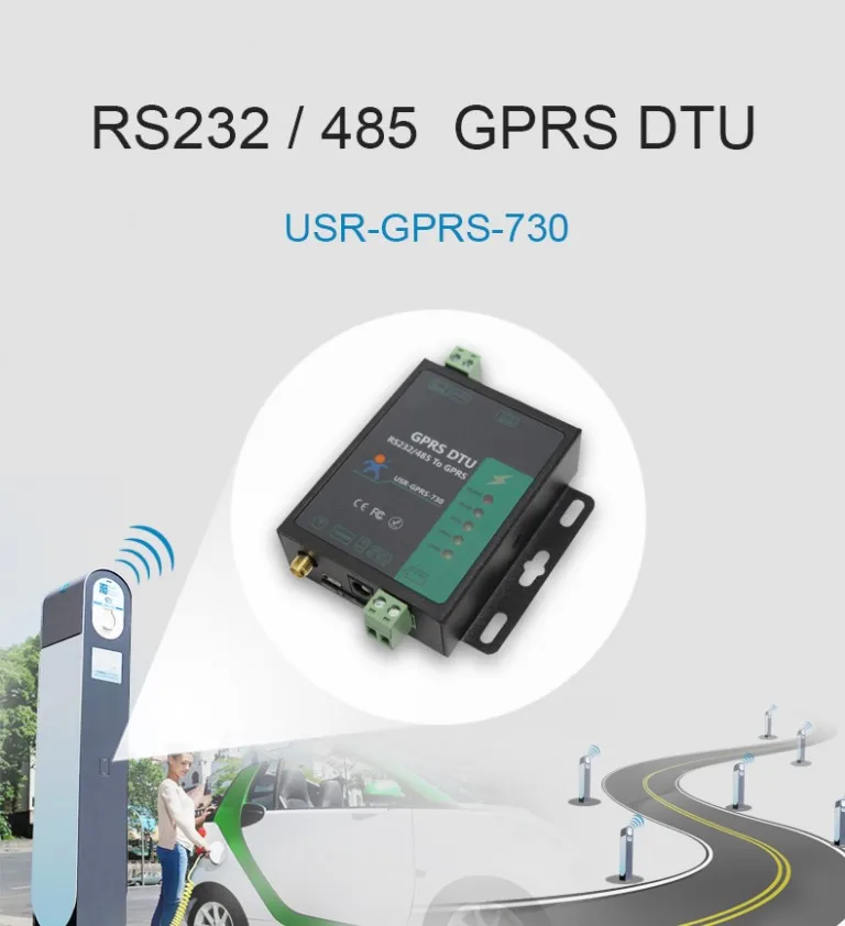 Промышленный сотовый модем последовательный порт RS232 RS485 к GSM модем GPRS DTU конвертер USR-GPRS232-730 для дистанционного контроля