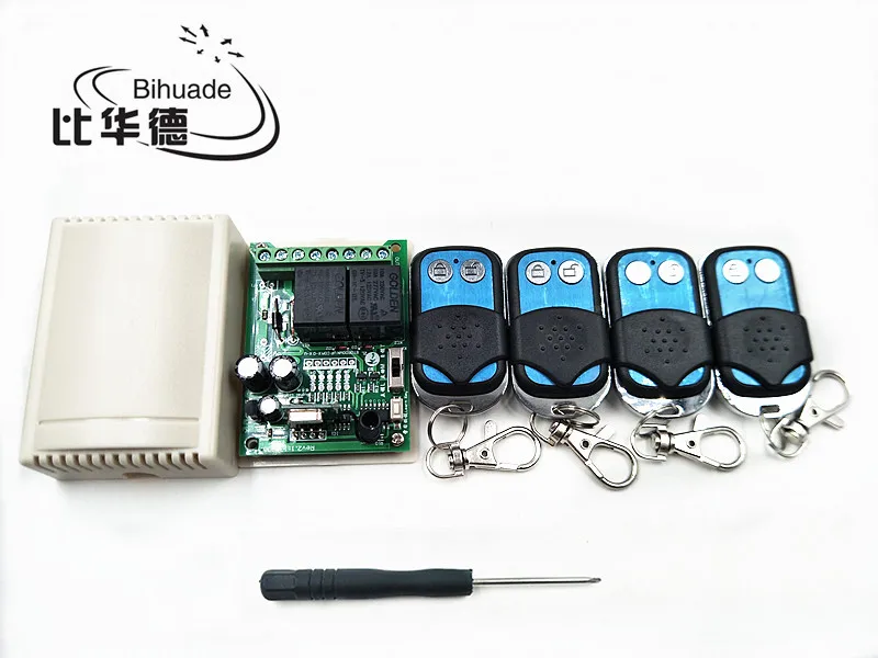 

315Mhz Universal Wireless Remote Control Switch DC12V 2CH relay Receiver Module and 315Mhz Remote Controls 1527 learning code