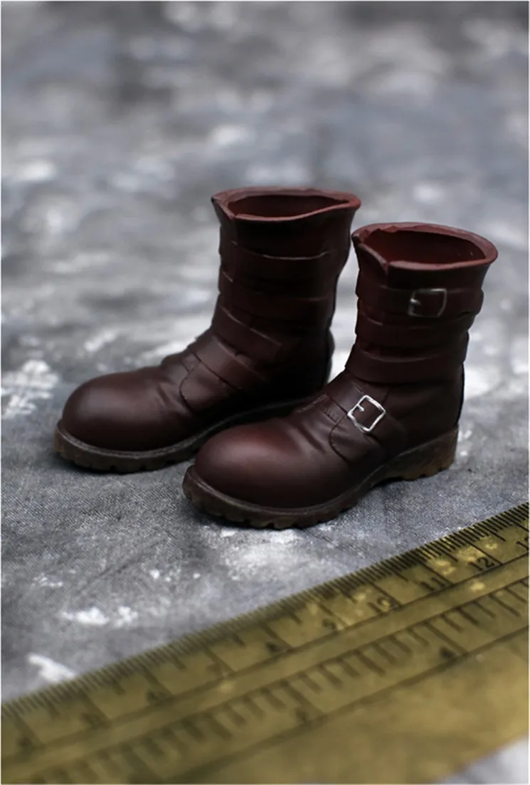 DML 1//6 Scale Brown Boots Model Hollow for 12/" Action Figure