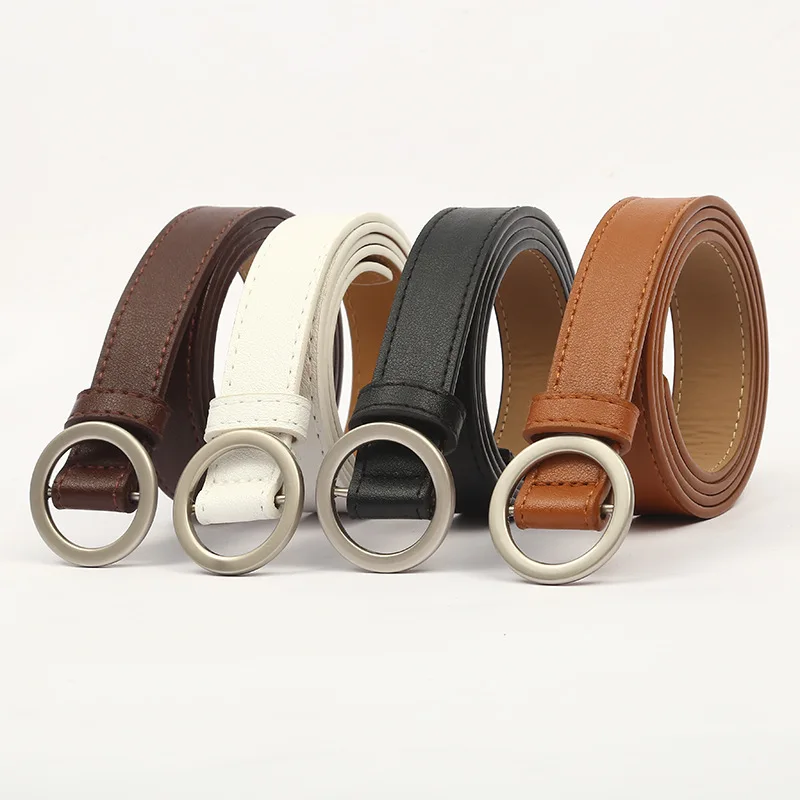 Buy New Round Metal Circle Belt Female Gold Silver