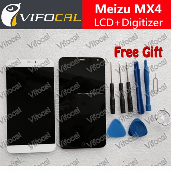 

Meizu MX4 LCD Display + Touch Screen + Tools High Quality Digitizer Replacement For Mobile Phone + Free Shipping - Black White