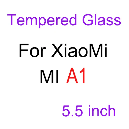 9H защита экрана из закаленного стекла для xiaomi 5s plus MI6 5C 5X Защитная пленка для xiaomi A1 Mi4 Mi5c Mi5s Mi6 защитная пленка - Цвет: for xiaomi MI a1