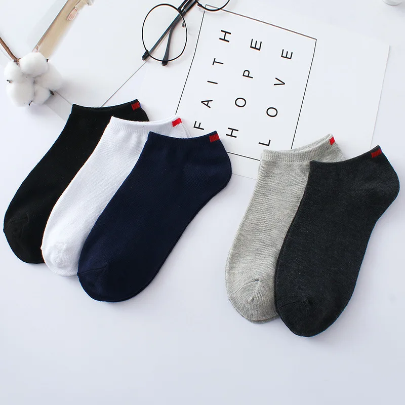 

Black And White Hip Hop Women's Socks Short Female Low Cut Ankle Socks For Women Ladies Socks Man Short Chaussette Femme Summer