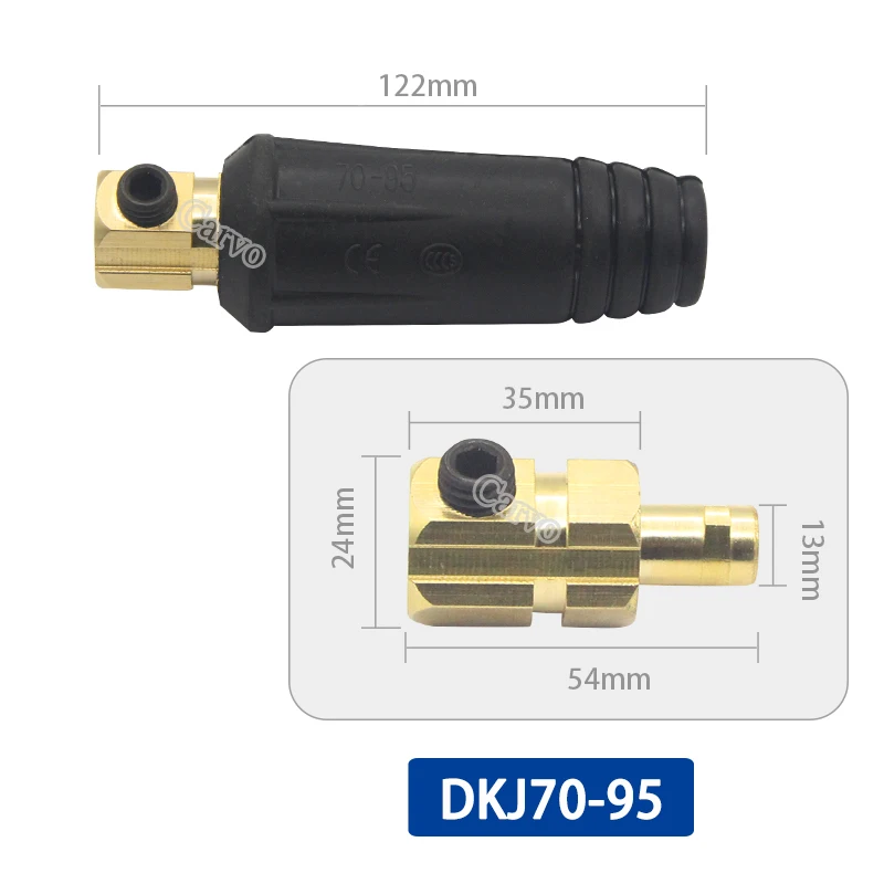 1 шт. Европейский мужской и женский сварочный аппарат электрический быстрый монтаж Разъем адаптеры для DKJ50-70/DKJ70-95