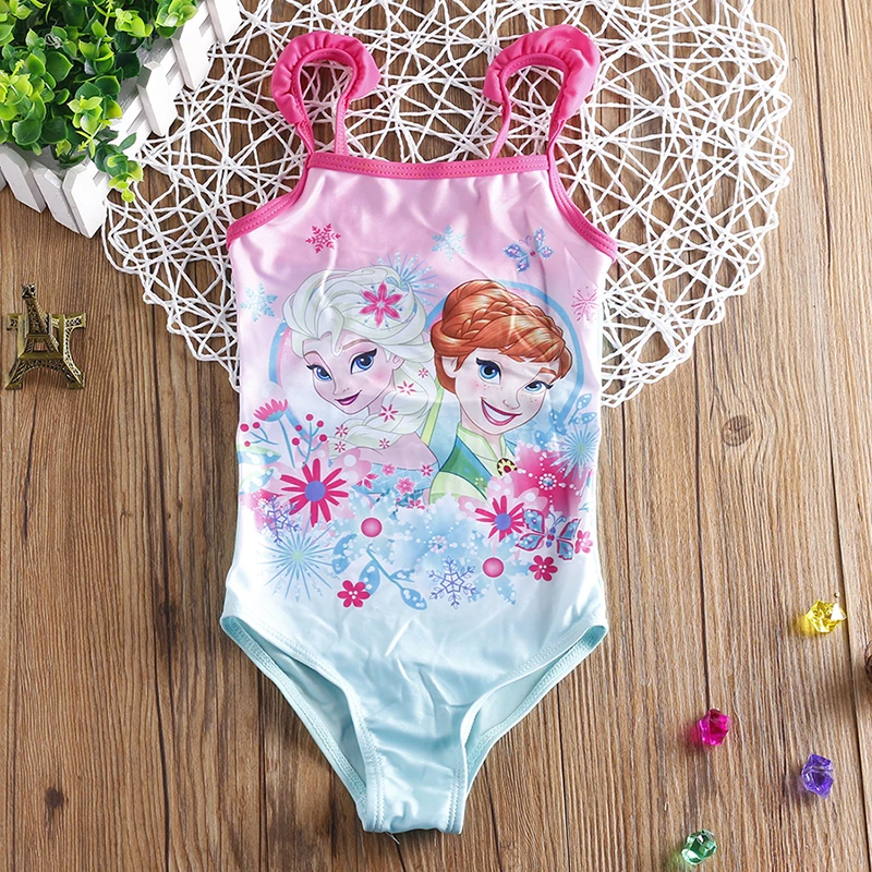 FINAL SALE Girls Swimming  suit  One Piece Brand  Elsa 