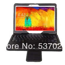 Съемный беспроводной Bluetooth клавиатура Folio Stand кожаный чехол для samsung Galaxy Note 10,1 Edition P600 P601 10,1"