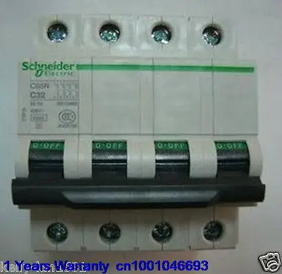 

DHL/EUB 5pcs NEW Original for Schneider C65N 4P C32A Breaker 15-18