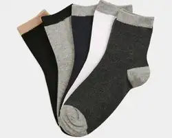 2017 Для мужчин хлопковые носки фирменную гарантию антибактериальные комфортно дезодорант дышащей Повседневное Бизнес человек носок (5