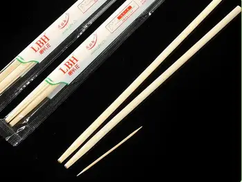 

Natural Bamboo Chopsticks Fast Food Disposable Chopsticks With Toothpick
