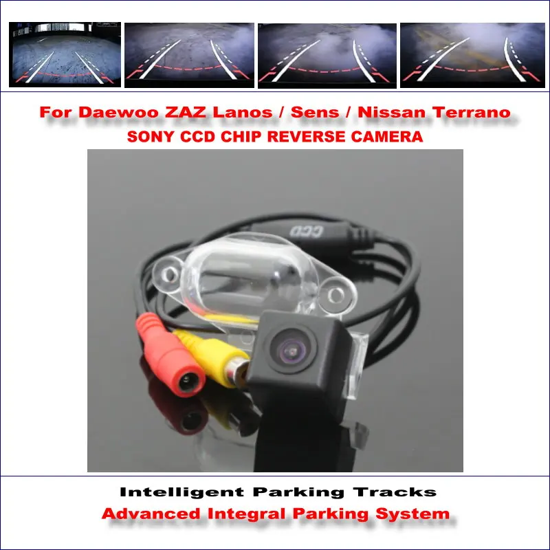 

Intelligentized Reversing Camera For Daewoo ZAZ Lanos / Sens / Nissan Terrano Rear View / 580 TV Lines Dynamic Guidance Tracks