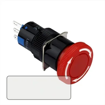 

Hot wholesale stop button switch 16mm for machine or equipment,8pcs/lot