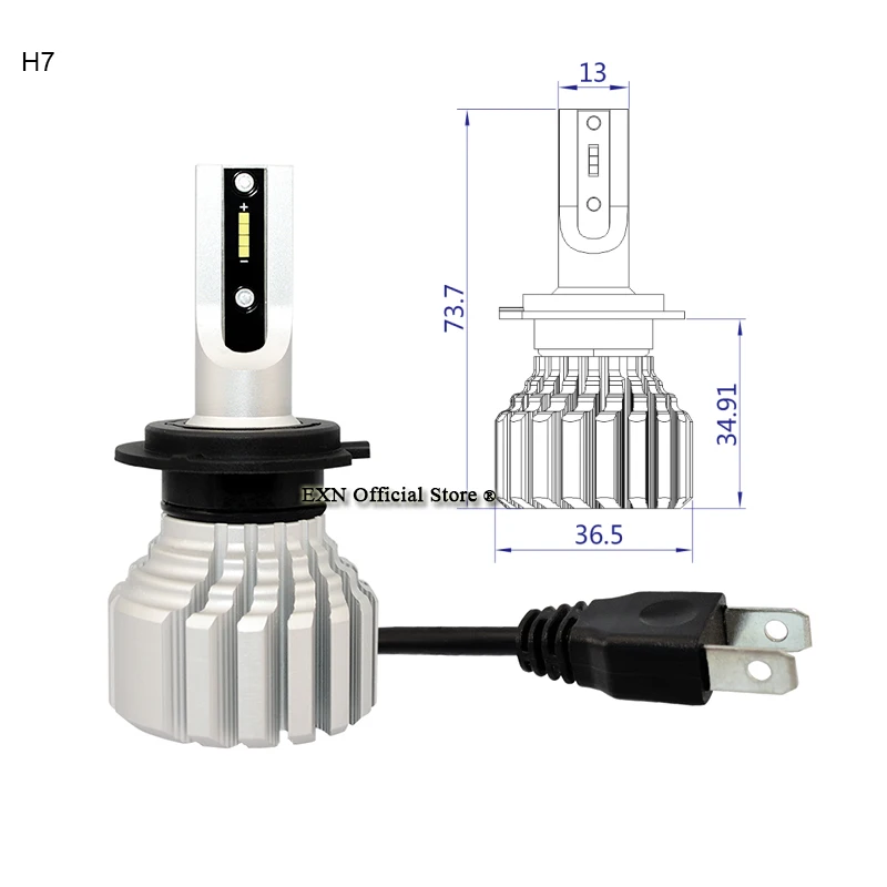 Светодиодный фары для авто Conversion Kit D1S авто-Стайлинг светодиодный фар D1C D1R D2S D2C D2R D3S D4S замена лампы 6000K белый H7 H4