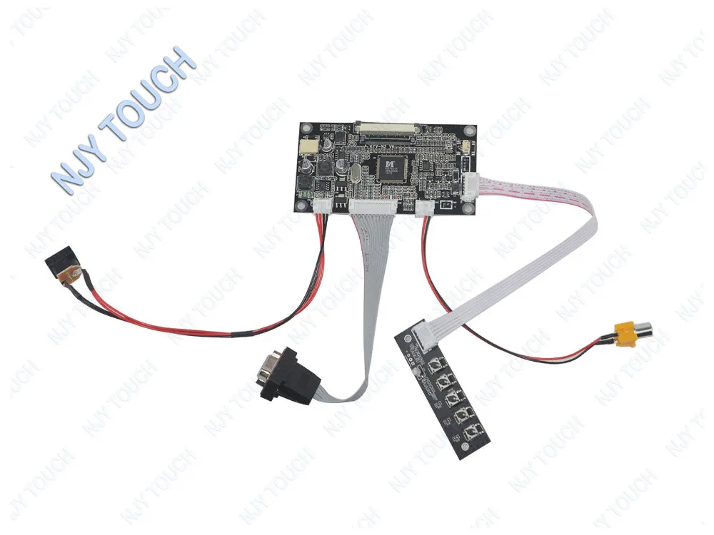 VGA AV TTL 60 pins LCD Controller Board KYV N2 V6 for 7 A070VW04 V0 TFT