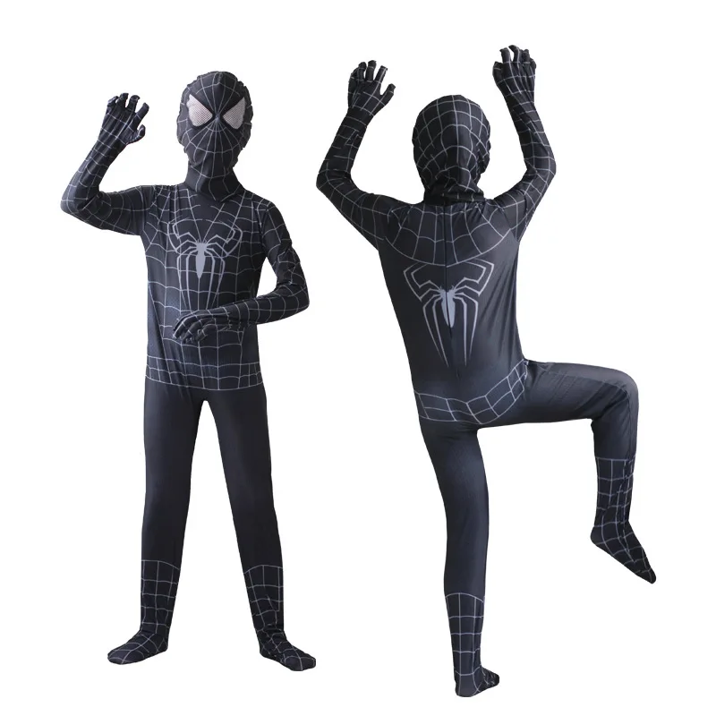 Boys Superhero Spiderman Party Costume Avengers Endgame Cosplay for Kids Zentai Halloween Carnival Super Hero Fancy Dress