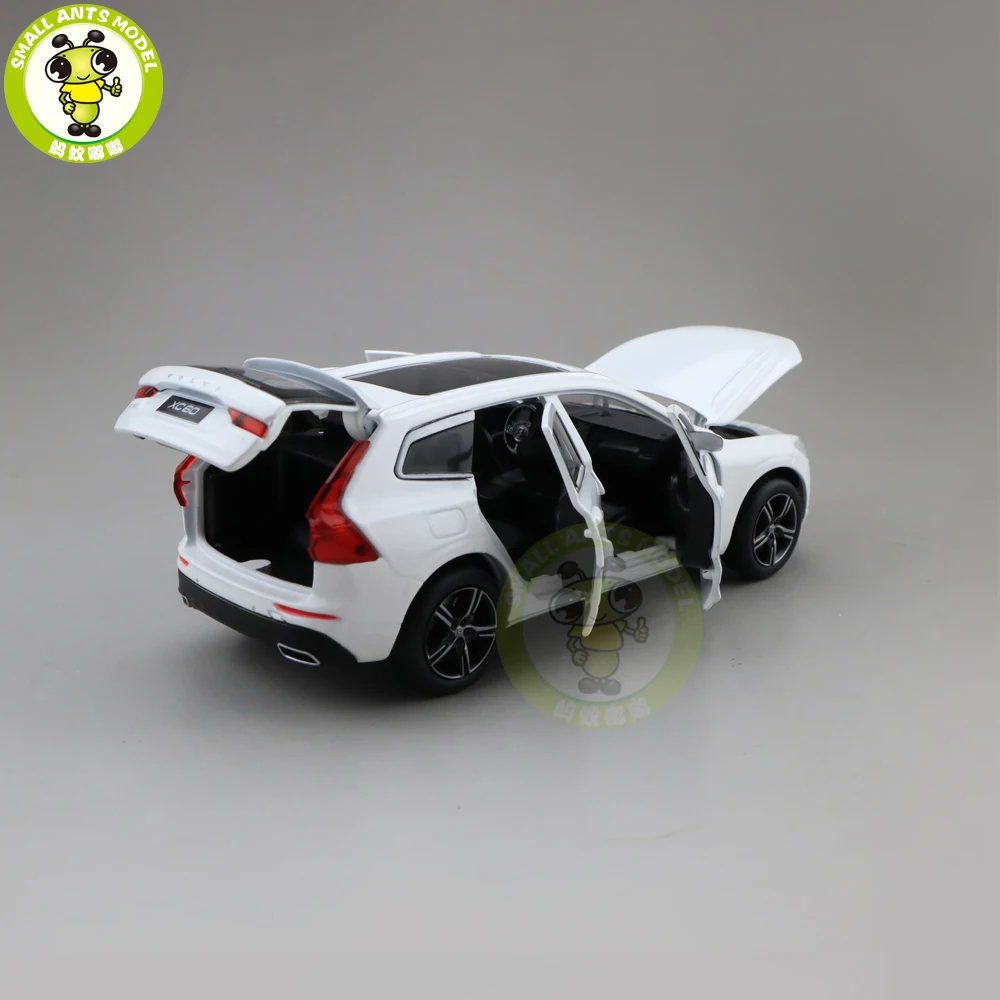 1/32 JACKIEKIM все новые Volvo XC60 литая модель автомобиля игрушка джип для детей Подарки для мальчиков девочек звуковое освещение Вытяните назад