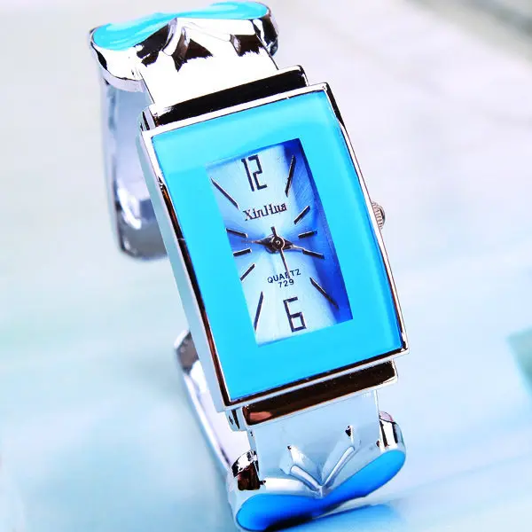 Brand Women Watch Luxury Simple Small Square Rectangle Bling Fashion