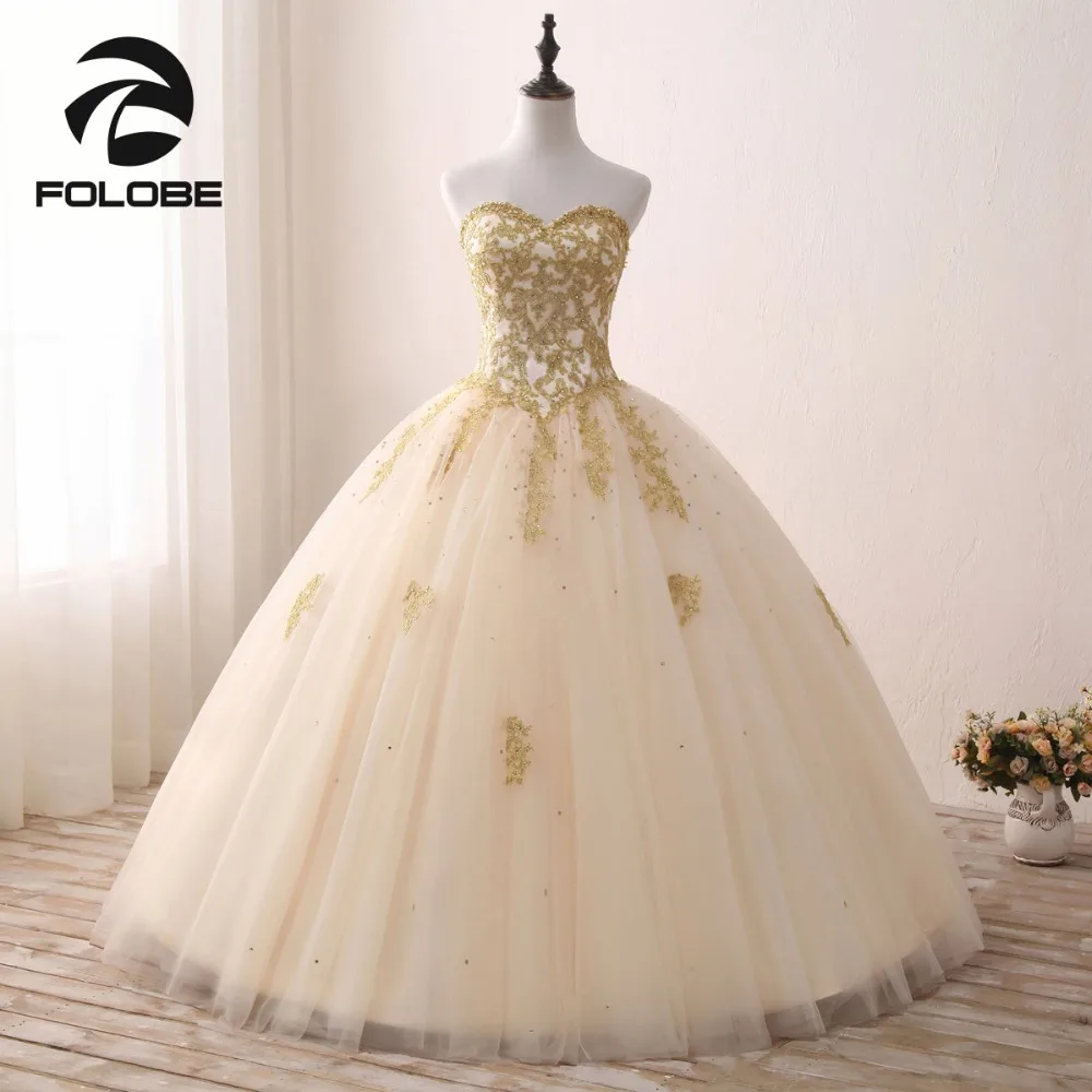 gold lace evening gown