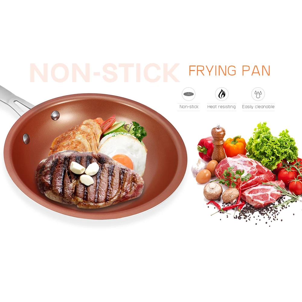 Керамическая сковорода с антипригарным покрытием 8 5 дюйма|frying pan|frying pan ceramiccopper