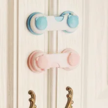 Новинка, 4 шт., детская коробка, ящик, шкаф, шкаф, дверь шкафа, медведь, холодильник, замок безопасности