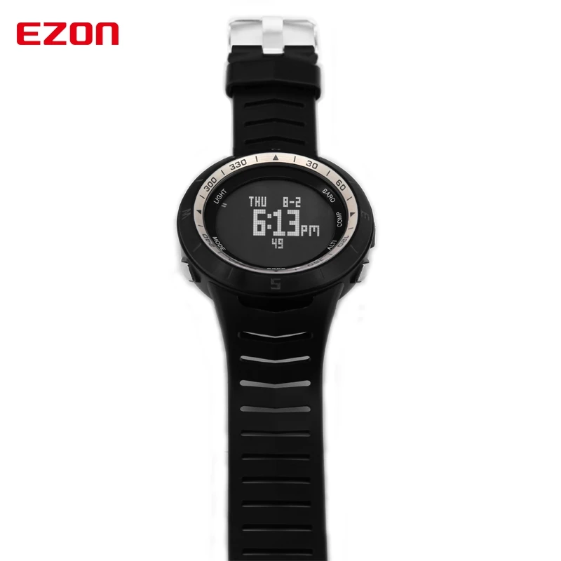 Новые мужские военные спортивные часы EZON H005 с компасом барометром высотомером